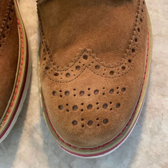 Kenneth Cole Suede Oxford Loafers - Picture 3 of 8